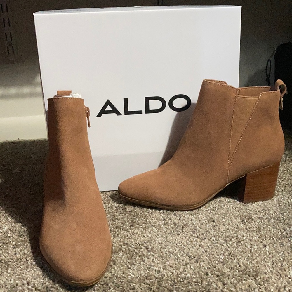 Aldo Ryeland faux suede booties